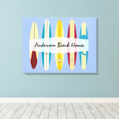 ヴィンテージロンボード キャンバスプリント (インサイチュ (ウッドフロア))