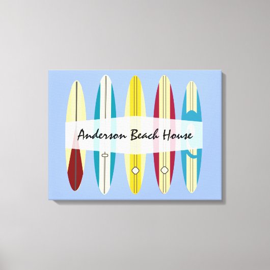 ヴィンテージロンボード キャンバスプリント (正面)