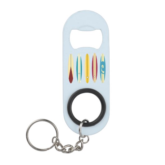 ヴィンテージロンボード キーホルダー栓抜き (正面)