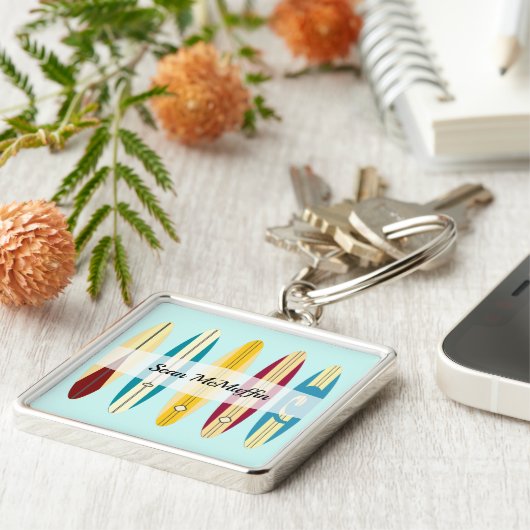 ヴィンテージロンボード キーホルダー (側面)