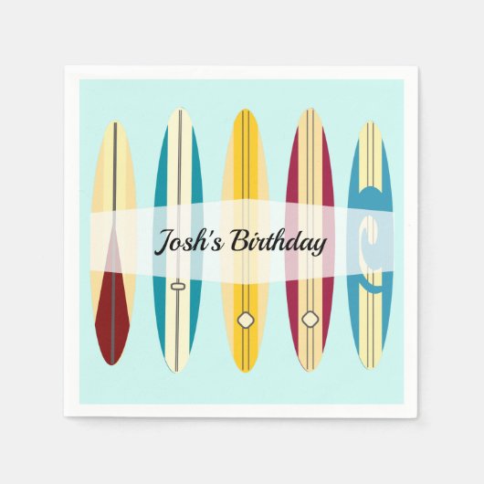 ヴィンテージロンボード スタンダードカクテルナプキン (正面)