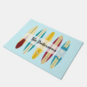 ヴィンテージロンボード ドアマット (アングル)