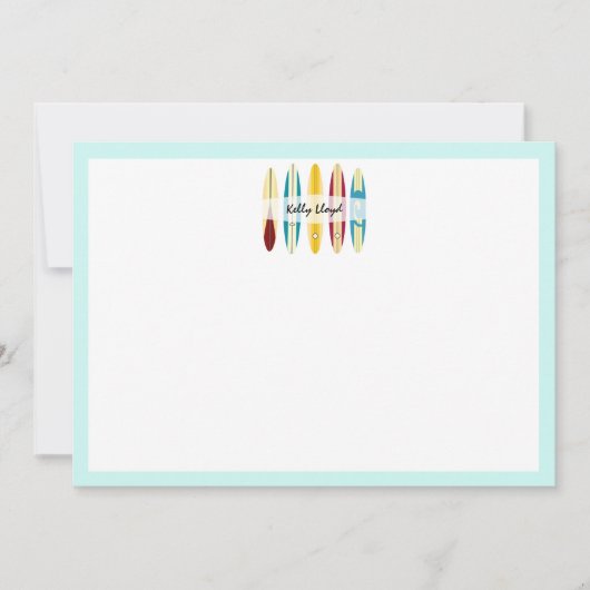 ヴィンテージロンボード ノートカード (正面)