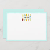 ヴィンテージロンボード ノートカード (正面/裏面)