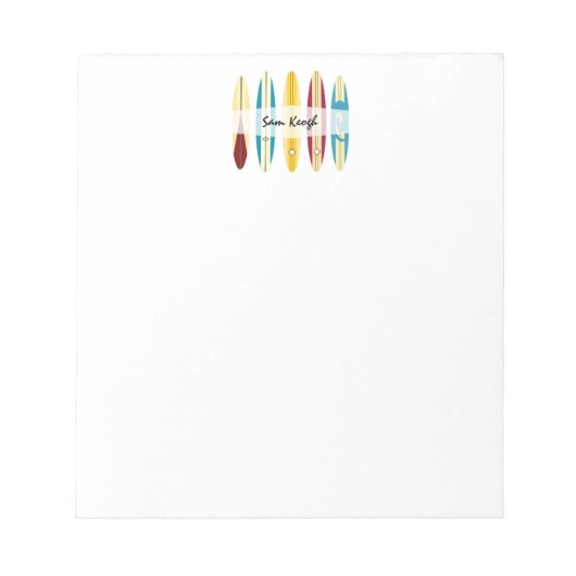 ヴィンテージロンボード ノートパッド (正面)