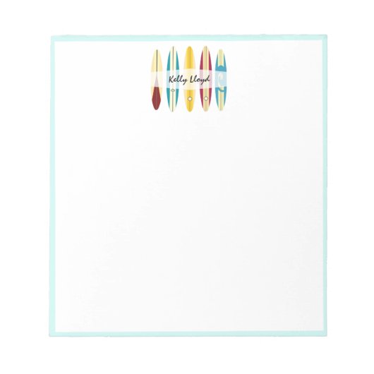 ヴィンテージロンボード ノートパッド (正面)