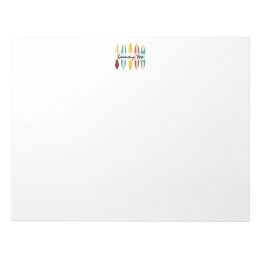 ヴィンテージロンボード ノートパッド (正面)