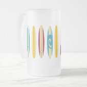 ヴィンテージロンボード フロストグラスビールジョッキ (正面左)