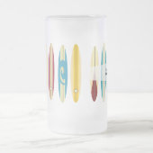 ヴィンテージロンボード フロストグラスビールジョッキ (中央)