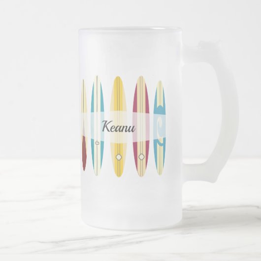 ヴィンテージロンボード フロストグラスビールジョッキ (右)