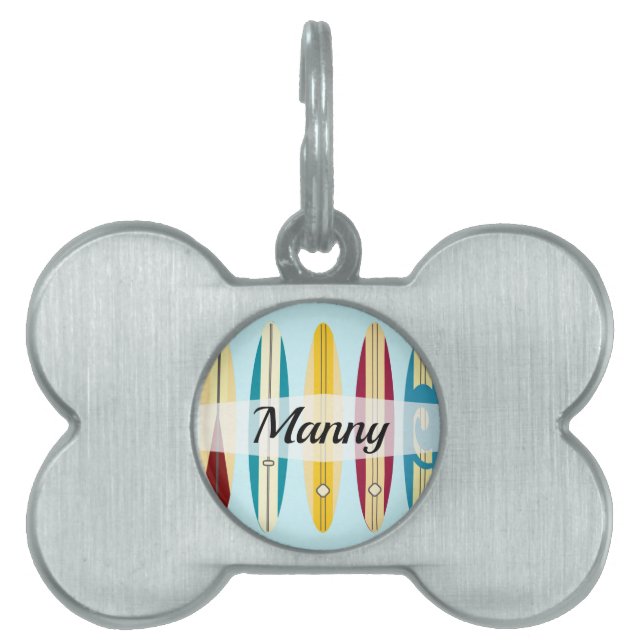 ヴィンテージロンボード ペットネームタグ (正面)