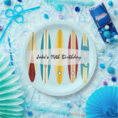 ヴィンテージロンボード ペーパープレート (パーティー)