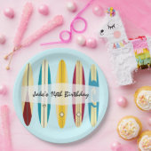 ヴィンテージロンボード ペーパープレート (パーティー)