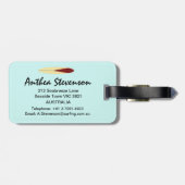 ヴィンテージロンボード ラゲッジタグ (裏面横)