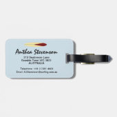 ヴィンテージロンボード ラゲッジタグ (裏面横)