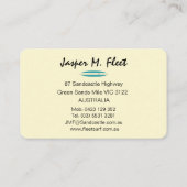 ヴィンテージロンボード 名刺 (裏面)