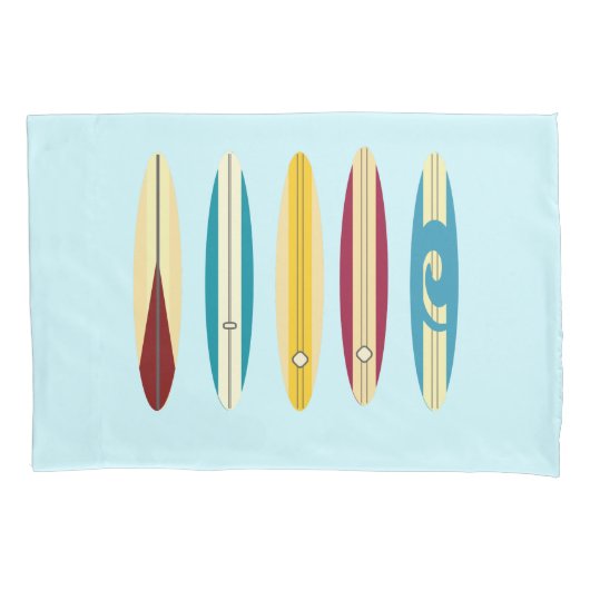 ヴィンテージロンボード 枕カバー (正面)