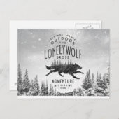 ヴィンテージロンリーウルフアドベンチャーミシシッピー旅行 ポストカード (正面/裏面)