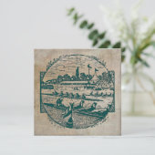 ヴィンテージローイングシーンフラットカード (スタンド正面)