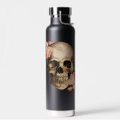 ヴィンテージローザスカルコラージュウォーターボトル ウォーターボトル (左面)