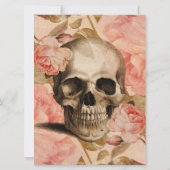 ヴィンテージローザスカルコラージュ 招待状 (裏面)