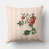 ヴィンテージ'ローザラパ'ボタニカル装飾用クッション クッション (裏面)