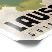 ヴィンテージローザンヌ・ウチー・スイス旅行ポスター フォトプリント            (角)