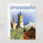 ヴィンテージローザンヌ・ウチー・スイス旅行 ポストカード (正面/裏面)