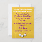 ヴィンテージロージーおもしろいバンコ招待状 招待状 (裏面)