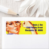 ヴィンテージロージーザリベッター差出人住所ラベル ラベル (インサイチュ)