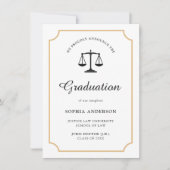 ヴィンテージロースクールのカスタマイズ可能な写真の発表 招待状 (正面)