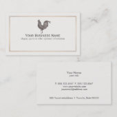 ヴィンテージロースターエッチング名刺 名刺 (正面/裏面)