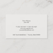 ヴィンテージロースターエッチング名刺 名刺 (裏面)