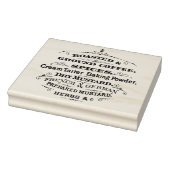 ヴィンテージローストグラウンドコーヒースパイスマスタードスタンプ ラバースタンプ (スタンプ)