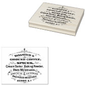 ヴィンテージローストグラウンドコーヒースパイスマスタードスタンプ ラバースタンプ (押印)