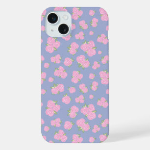 ヴィンテージローズの花柄 iPhone 15 PLUSケース