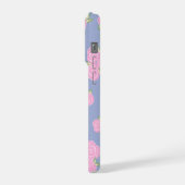 ヴィンテージローズの花柄 iPhoneケース (左側面)