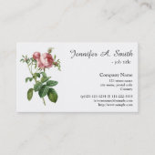 ヴィンテージローズフラワープロフェッショナル業 名刺 (正面)