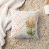 ヴィンテージローズブド枕 クッション (ブランケット)