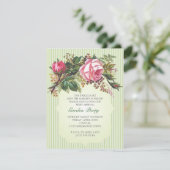 ヴィンテージローズブーケガーデンパーティー 招待状 (スタンド正面)
