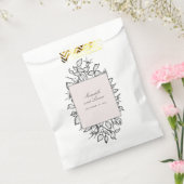 ヴィンテージローズブーケ紙結婚ズ フェイバーバッグ (封をした状態)