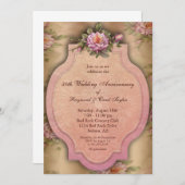 ヴィンテージローズ 50周年パーティー招待状 招待状 (正面/裏面)