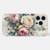 ヴィンテージローズ iPhoneケース (裏面横)