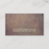 ヴィンテージロータスエレガントヨガ先生 名刺 (裏面)