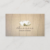 ヴィンテージロータスヨガ先生 名刺 (正面)