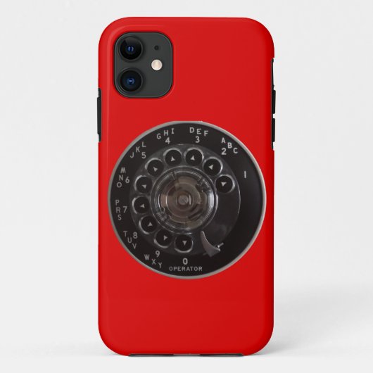 ヴィンテージロータリー電話iPhone 5/5S、辛うじてケース Case-Mate iPhoneケース (裏面)