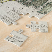 ヴィンテージロードアイランドの地図(1797) ジグソーパズル (側面)