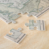 ヴィンテージロードアイランドの地図(1891) ジグソーパズル (側面)