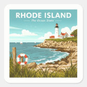 ヴィンテージロードアイランド スクエアシール (正面)
