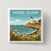 ヴィンテージロードアイランド 缶バッジ (正面)
